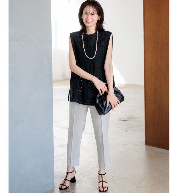 組曲「ライトリネンライクテーパード パンツ」|その他|