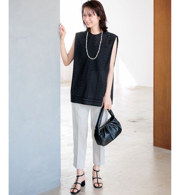 組曲「ライトリネンライクテーパード パンツ」|その他|