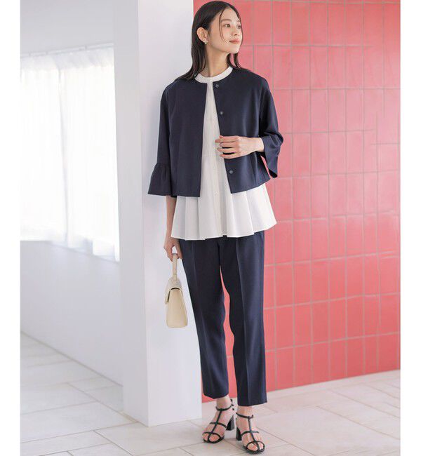 組曲「ライトリネンライクテーパード パンツ」|その他|