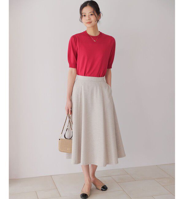 組曲「ライトリネンライクフレア スカート」|スカート|