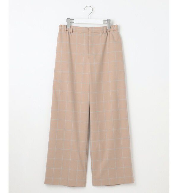 自由区「【洗える】ウィンドウペーンチェックワイド パンツ」|その他|