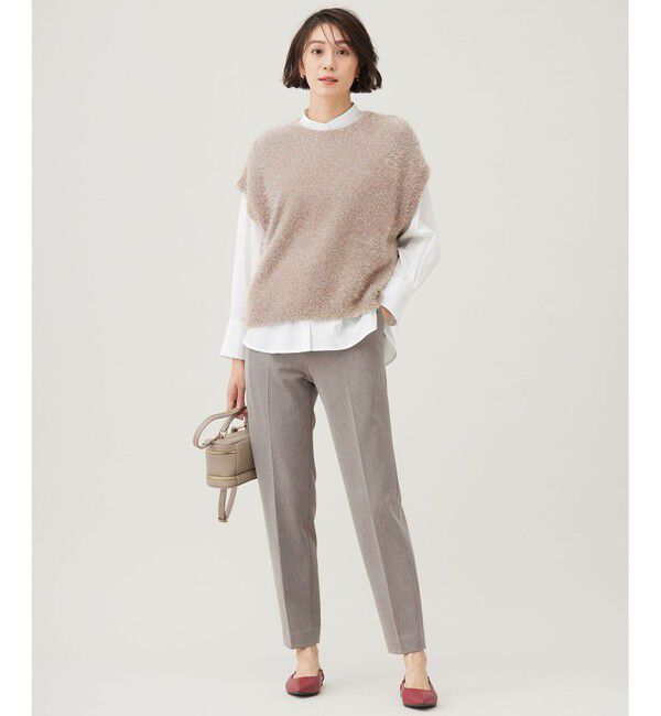 自由区「【WEB限定カラーあり・撥水加工・洗える】TRギャバテーパード パンツ」|その他|