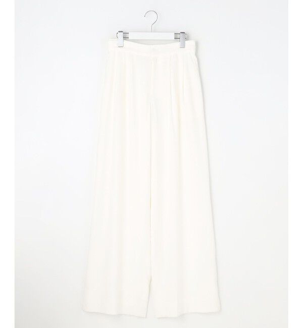 自由区「【SHIHOさん着用・セットアップ対応】リネンストレッチワイド パンツ」|その他|