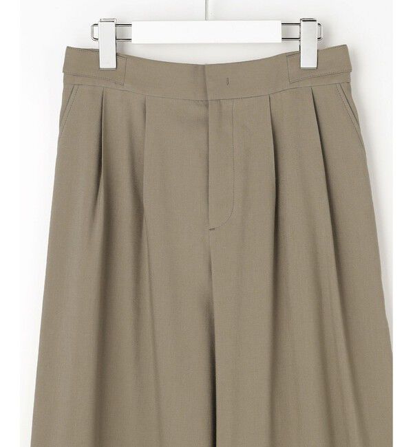 自由区「【SHIHOさん着用・セットアップ対応】リネンストレッチワイド パンツ」|その他|