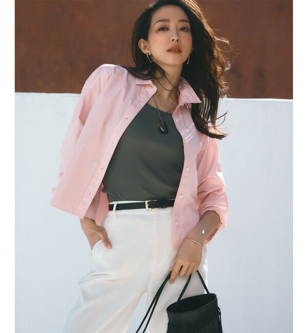 23区「【CLASSY.6月号掲載/洗える】リネンレーヨンストレッチ ワイドパンツ」|その他|