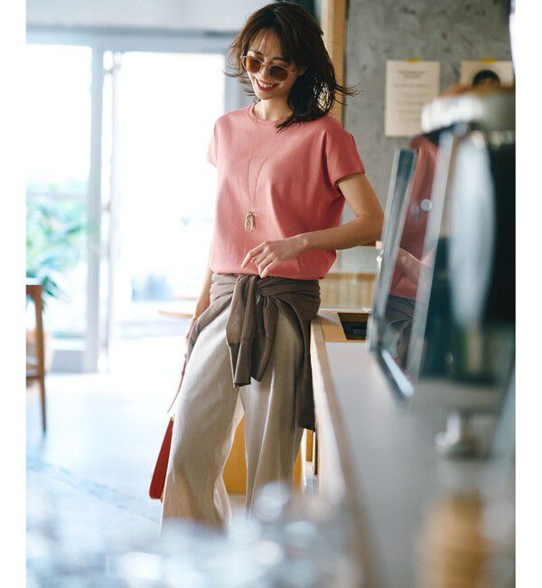 23区「【CLASSY.6月号掲載/洗える】リネンレーヨンストレッチ ワイドパンツ」|その他|