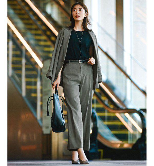 23区「【CLASSY.6月号掲載/洗える】リネンレーヨンストレッチ ワイドパンツ」|その他|