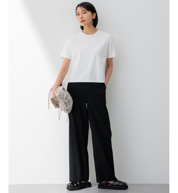 23区「【CLASSY.6月号掲載/洗える】リネンレーヨンストレッチ ワイドパンツ」|その他|