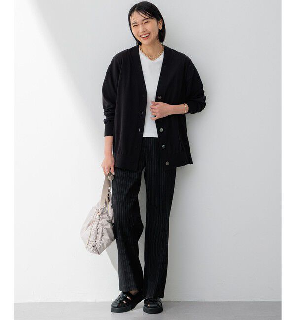 23区「【CLASSY.6月号掲載/洗える】リネンレーヨンストレッチ ワイドパンツ」|その他|