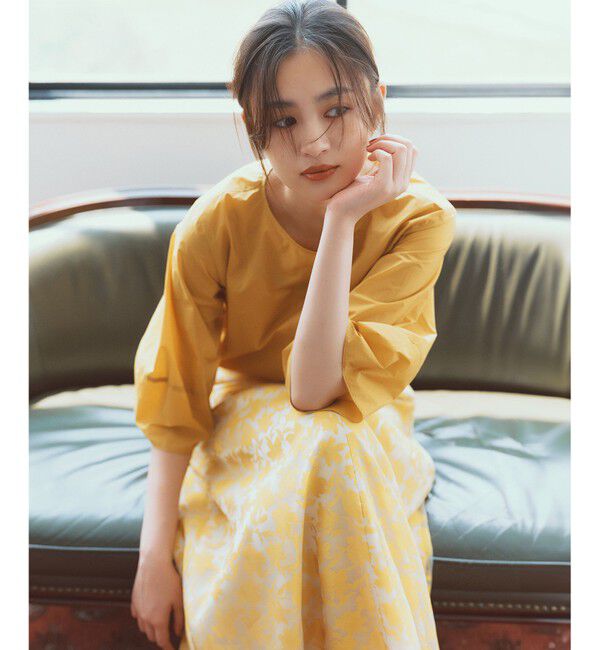 23区「ナイロンコットンポプリン コンパクト ブラウス」|シャツ・ブラウス|