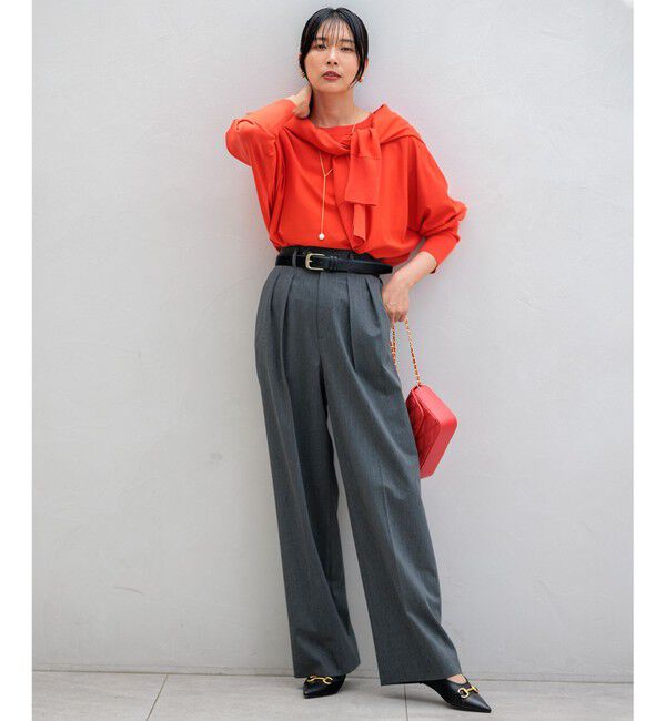 23区「【CLASSY.11月号掲載/洗える】ドライ2WAYストレッチ ワイドパンツ」|その他|