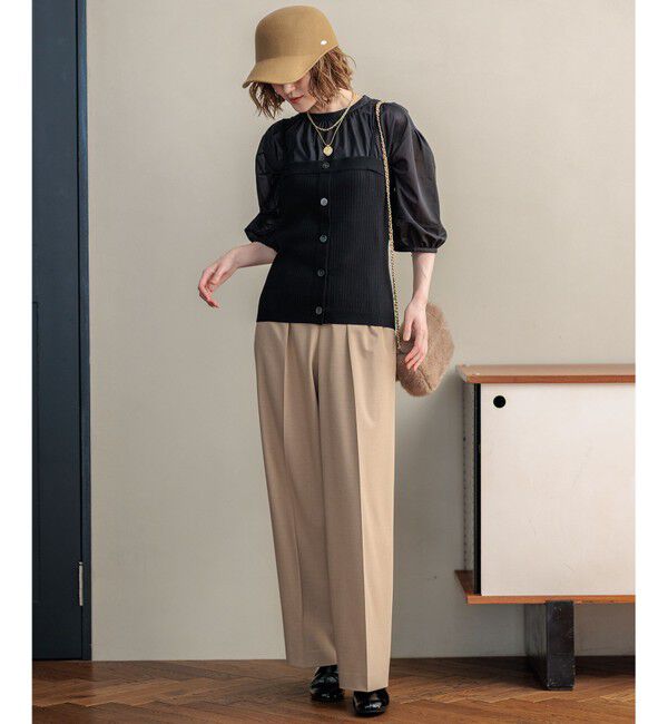 23区「【CLASSY.11月号掲載/洗える】ドライ2WAYストレッチ ワイドパンツ」|その他|