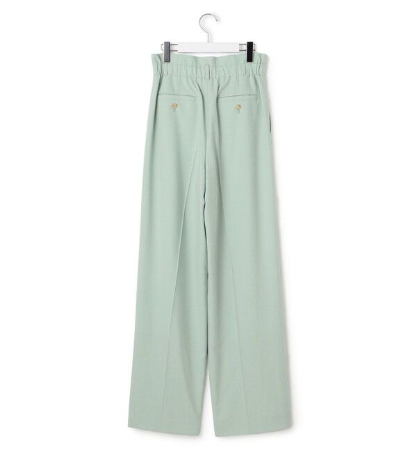 23区「ナチュラルストレッチサキソニー タック ワイドパンツ」|その他|