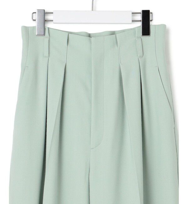 23区「ナチュラルストレッチサキソニー タック ワイドパンツ」|その他|