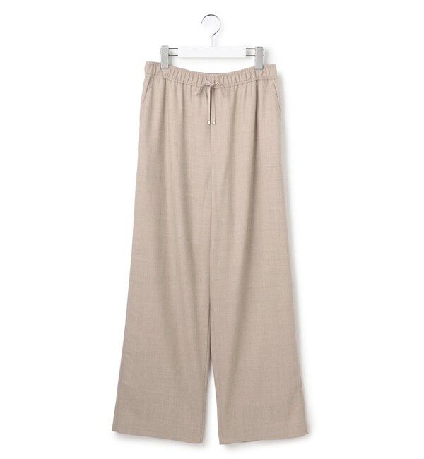 23区「【洗える】ハイカウントフラノ ドロスト ワイド パンツ」|その他|