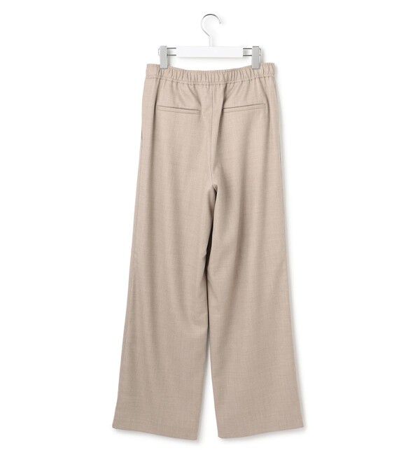 23区「【洗える】ハイカウントフラノ ドロスト ワイド パンツ」|その他|