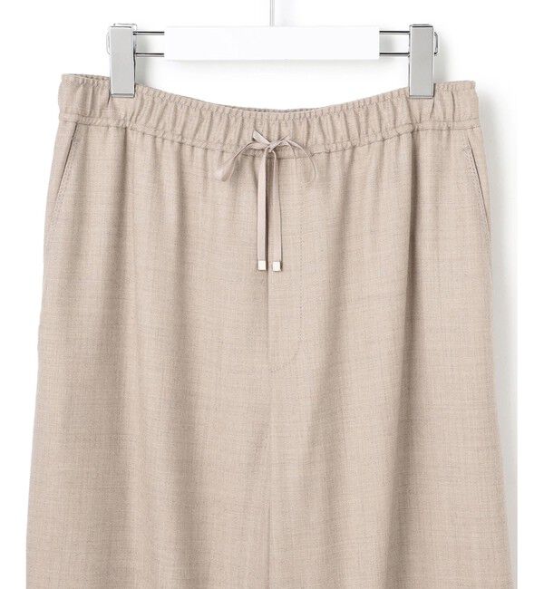 23区「【洗える】ハイカウントフラノ ドロスト ワイド パンツ」|その他|