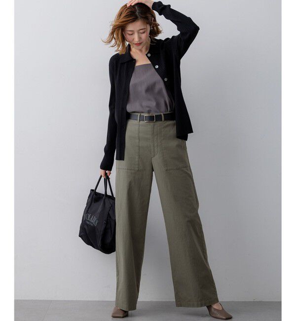 23区「ドレープツイル 2WAY キャミソール」|シャツ・ブラウス|