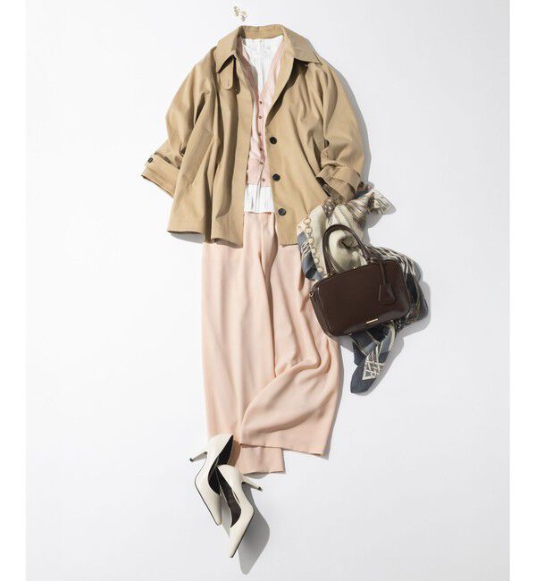 23区「【WEB&一部店舗限定カラーあり】シャイニーシアー ドルマンスリーブ カーディガン」|カーディガン|