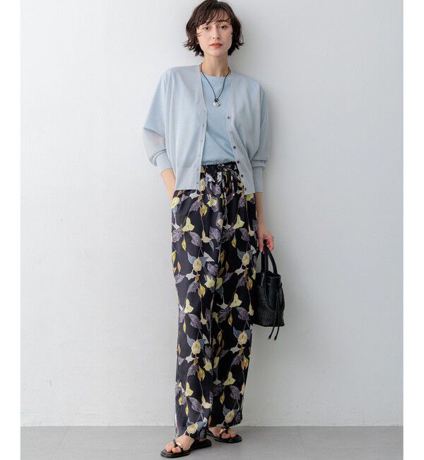 23区「【WEB&一部店舗限定カラーあり】シャイニーシアー ドルマンスリーブ カーディガン」|カーディガン|