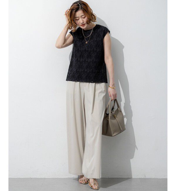 23区「【見上愛さん着用】ポインテッド Tストラップ サンダル」|サンダル|