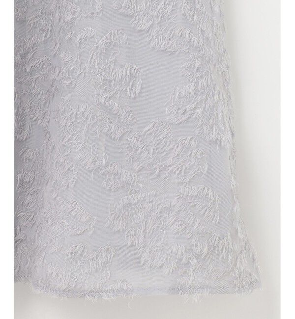 any SiS「【洗える】フェザーフラワージャカード スカート」|スカート|