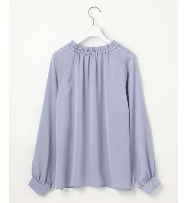 ANY SIS「【前後着用可能】ギャザーネック ブラウス」|シャツ・ブラウス|