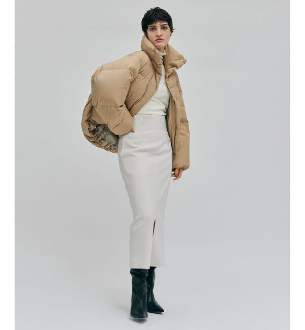 BEIGE,「【Precious 2月号掲載】LAC / 2WAYストレッチIラインスカート」|スカート|