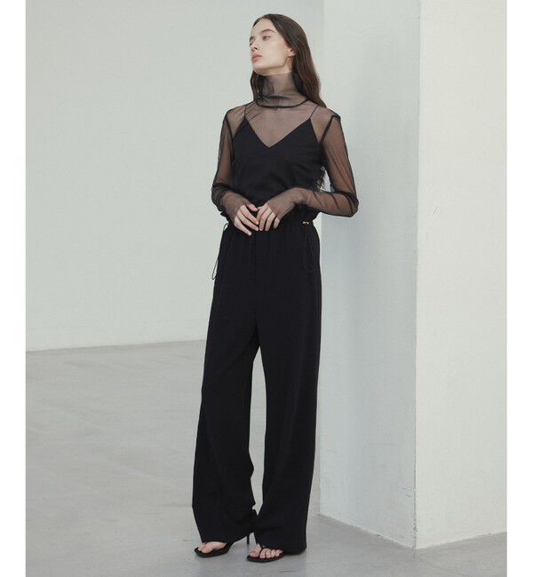 BEIGE,「【洗える・STORY 6月号掲載】RUE / ウエストゴムワイドストレートパンツ」|その他|