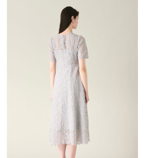 GRACE CONTINENTAL「コードレースフレアドレス」|ドレス|
