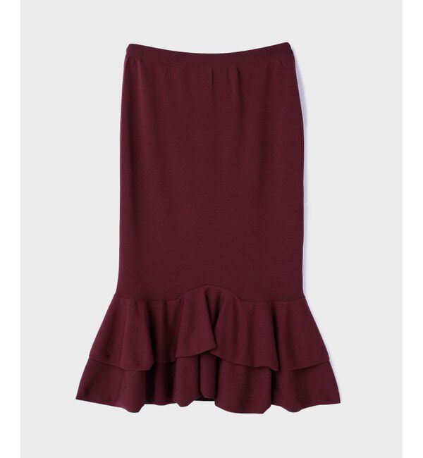 GRACE CONTINENTAL「ティアードニットスカート」|スカート|