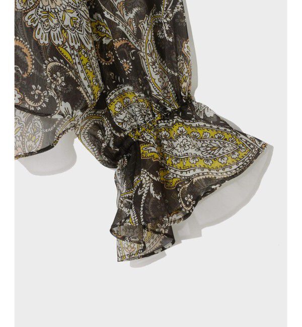 Grace Class「ラメストライププリントブラウス」|シャツ・ブラウス|