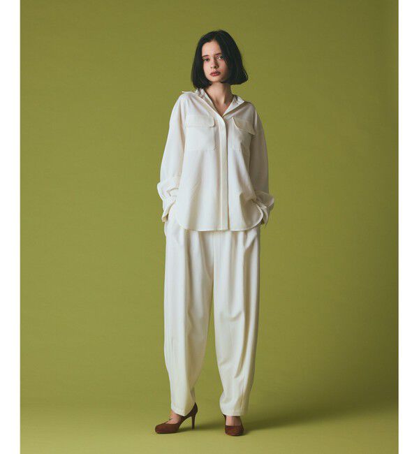 Grace Class「ウールワイドレッグパンツ」|その他|キナリ