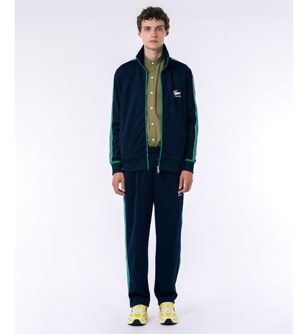 LACOSTE「ショルダーラインスウェットトラックジャケット」|スウェット・ジャージ|