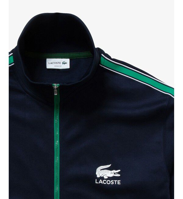 LACOSTE「ショルダーラインスウェットトラックジャケット」|スウェット・ジャージ|