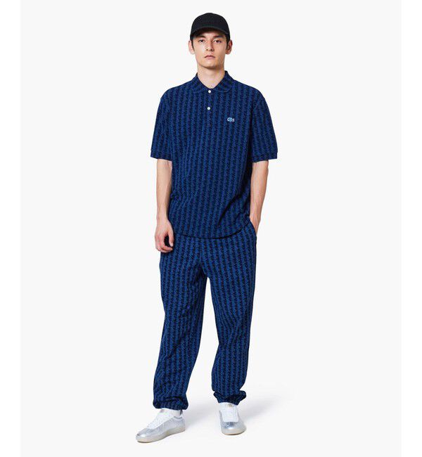 LACOSTE「インディゴ鹿の子地ポロシャツ」|ポロシャツ|