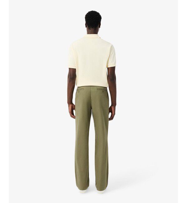 LACOSTE「レギュラーフィットテーパードストレッチチノパンツ」|チノ|
