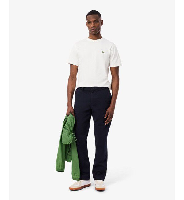 LACOSTE「レギュラーフィットテーパードストレッチチノパンツ」|チノ|