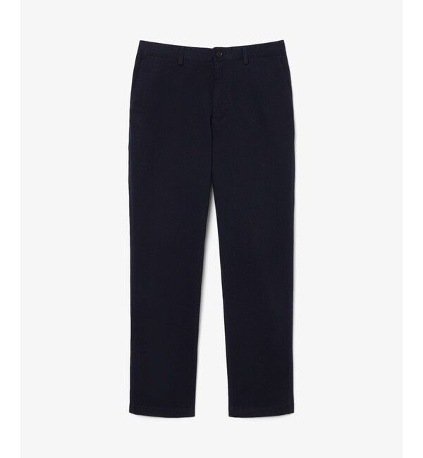 LACOSTE「レギュラーフィットテーパードストレッチチノパンツ」|チノ|