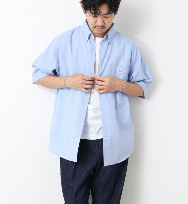 NOLLEY'S goodman「【DANTON/ダントン】DOT BUTTON B.D. SHIRT SS 25SS」|シャツ・ブラウス|