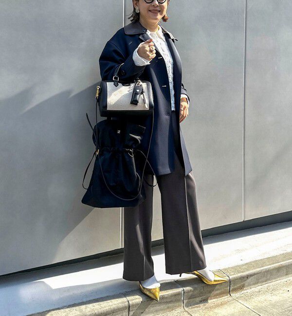 NOLLEY'S「ウォッシャブルトリプルクロス3WAYステンカラーコート」|ステンカラーコート|