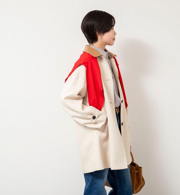 NOLLEY'S「ウォッシャブルトリプルクロス3WAYステンカラーコート」|ステンカラーコート|