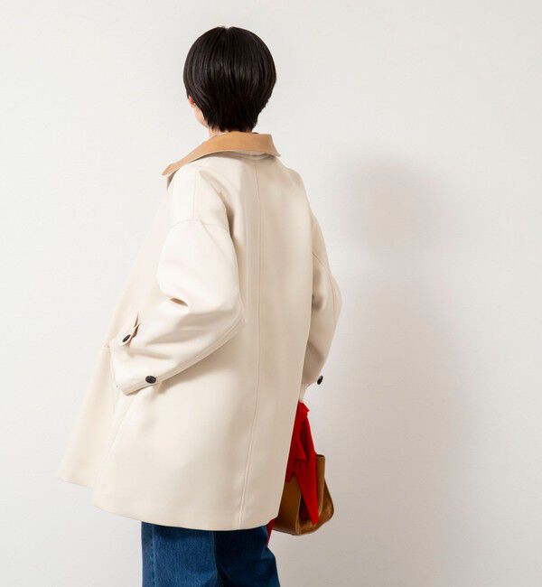 NOLLEY'S「ウォッシャブルトリプルクロス3WAYステンカラーコート」|ステンカラーコート|