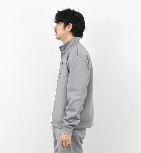 NOLLEY'S goodman「《セットアップ対応》ダブルニットZIPスタンドカラー 26SS」|ブルゾン・スタジャン|