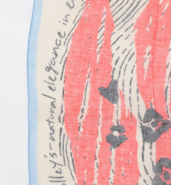 NOLLEY'S「リネンガーゼプリントストール」|ストール|