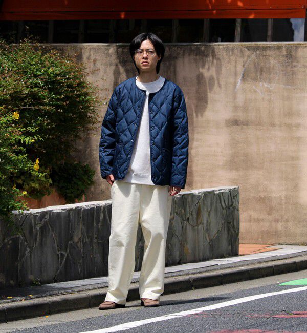 GLOSTER「【GLOSTER別注】TAION ミリタリー クルーネック ライナージャケット」|ダウン|