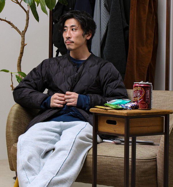 GLOSTER「【GLOSTER別注】TAION ミリタリー クルーネック ライナージャケット」|ダウン|