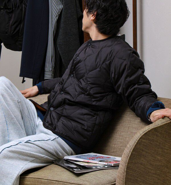 GLOSTER「【GLOSTER別注】TAION ミリタリー クルーネック ライナージャケット」|ダウン|