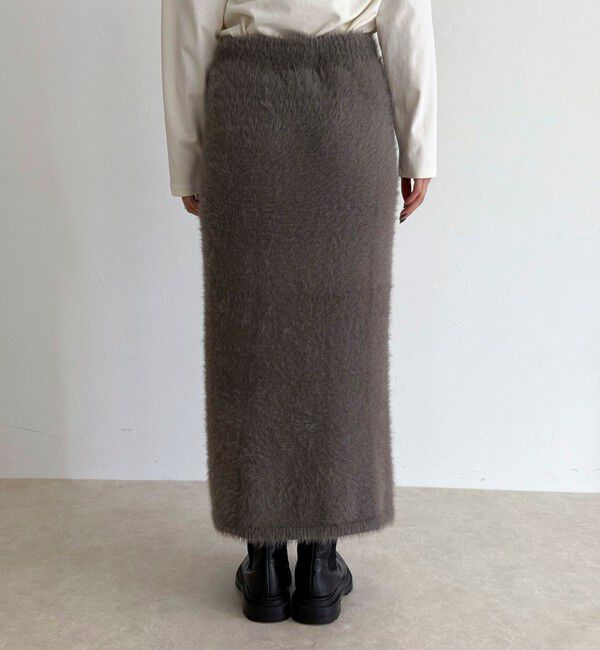 fredy emue「シャギーニットスカート」|タイト|