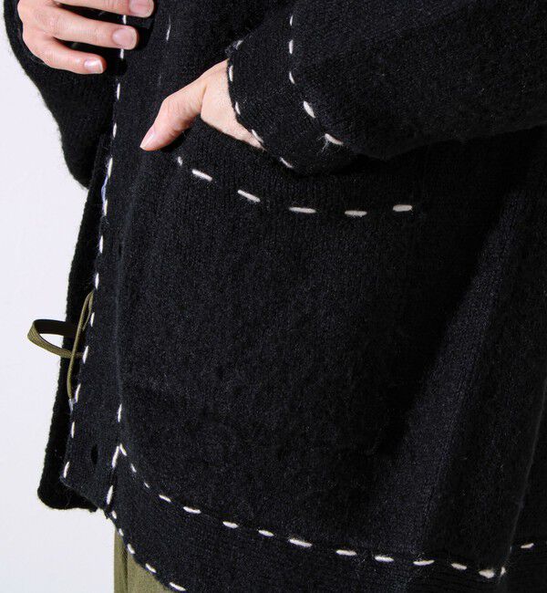 GLOSTER「【ユニセックス対応】ハンドステッチニットジャケット」|カーディガン|